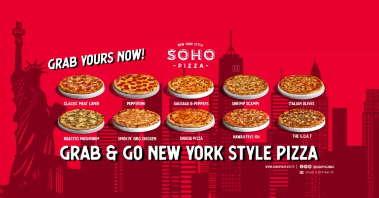 Soho Pizza Thailand Menu Prices Updated 2024