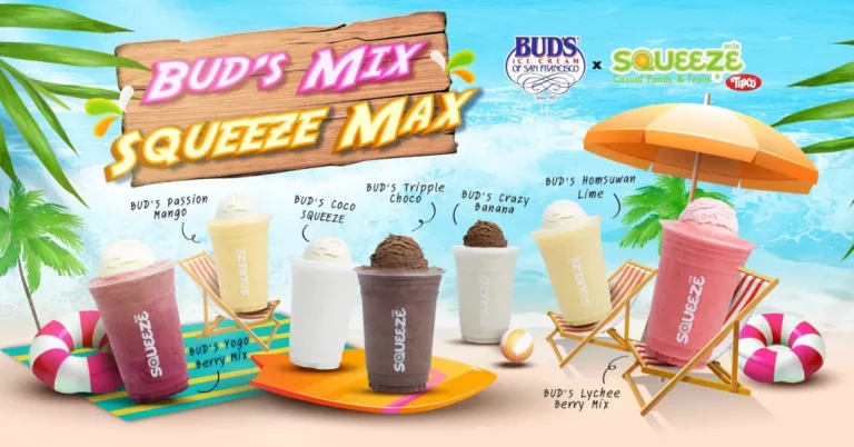 Squeeze by Tipco Thailand Menu Prices Updated 2023