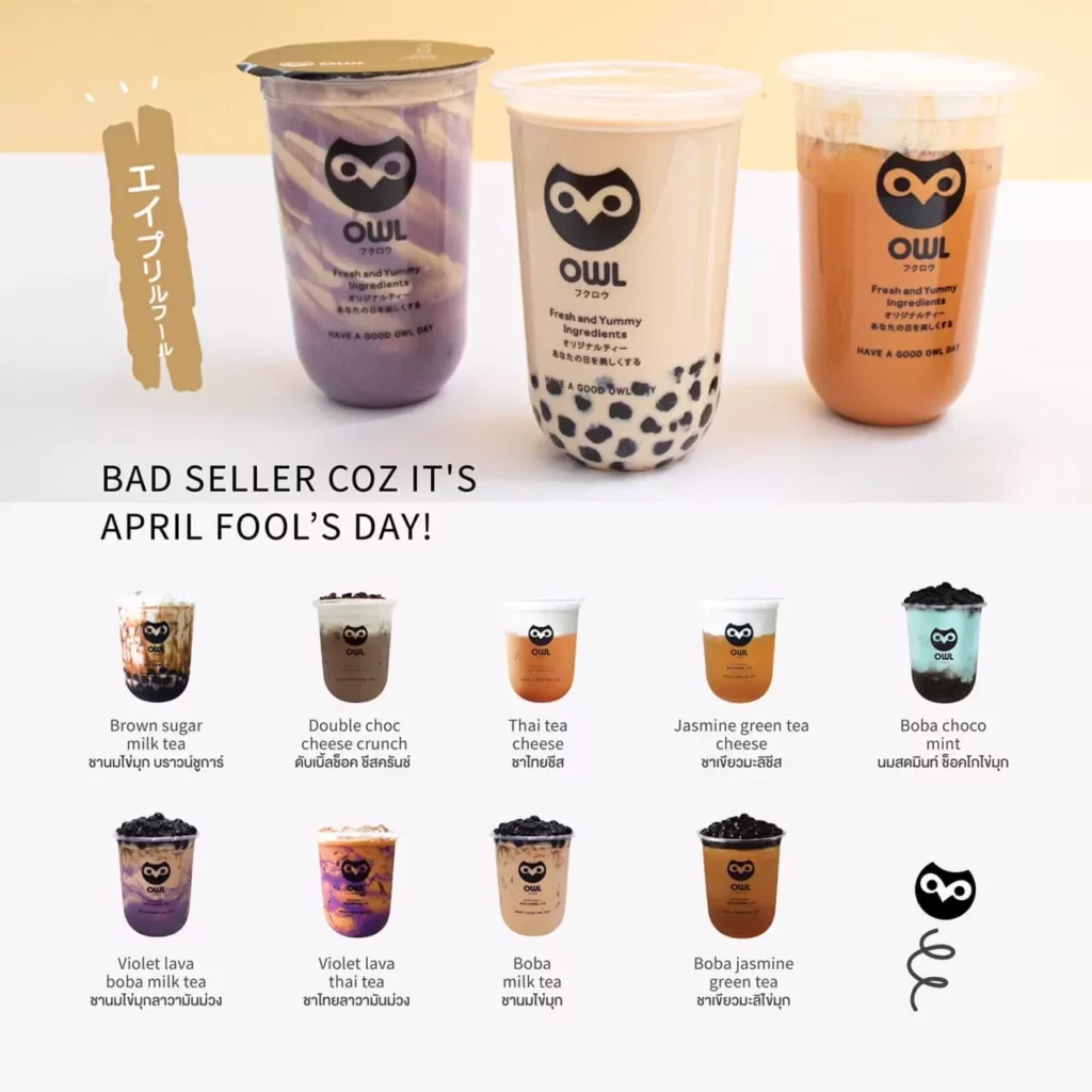 Owl Cha Menu Prices