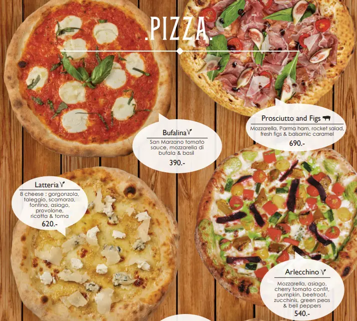 Mozza by Cocotte Pizza menu Prices